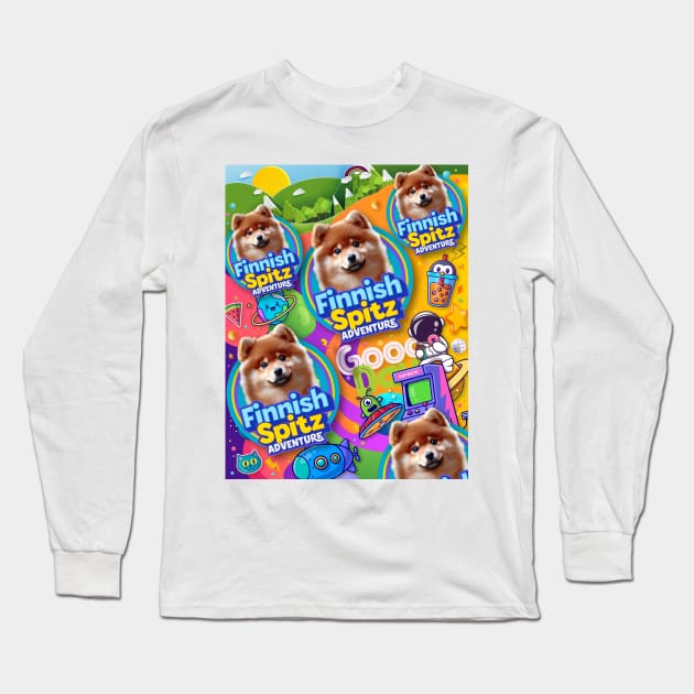 Finnish Spitz Long Sleeve T-Shirt by Puppy & cute